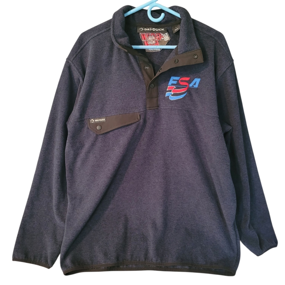 NWT Dri Duck mens Denali fleece pullover - L.            G50